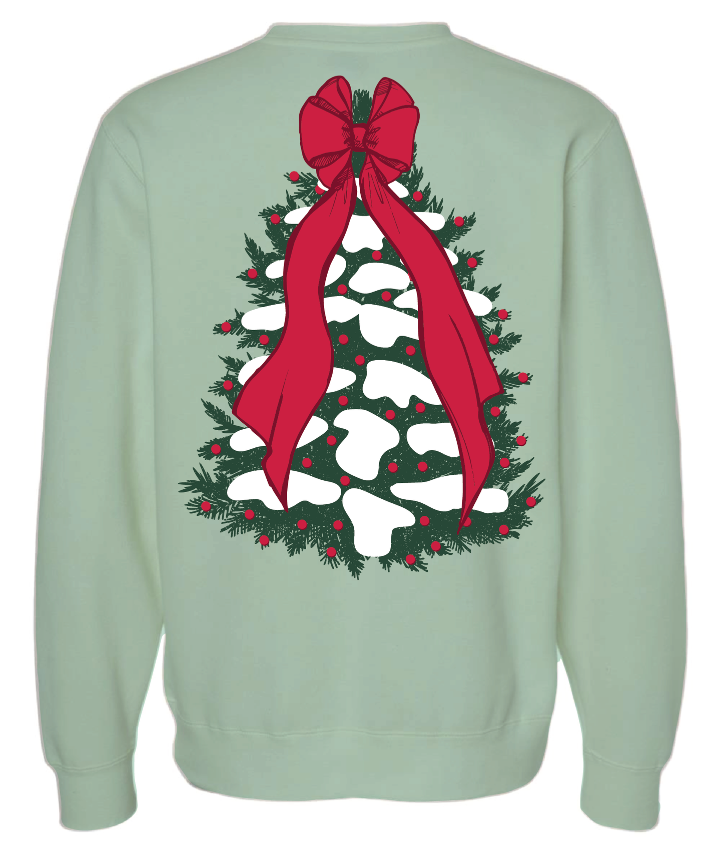 Holiday Tree Sweatshirt in Dusty Sage