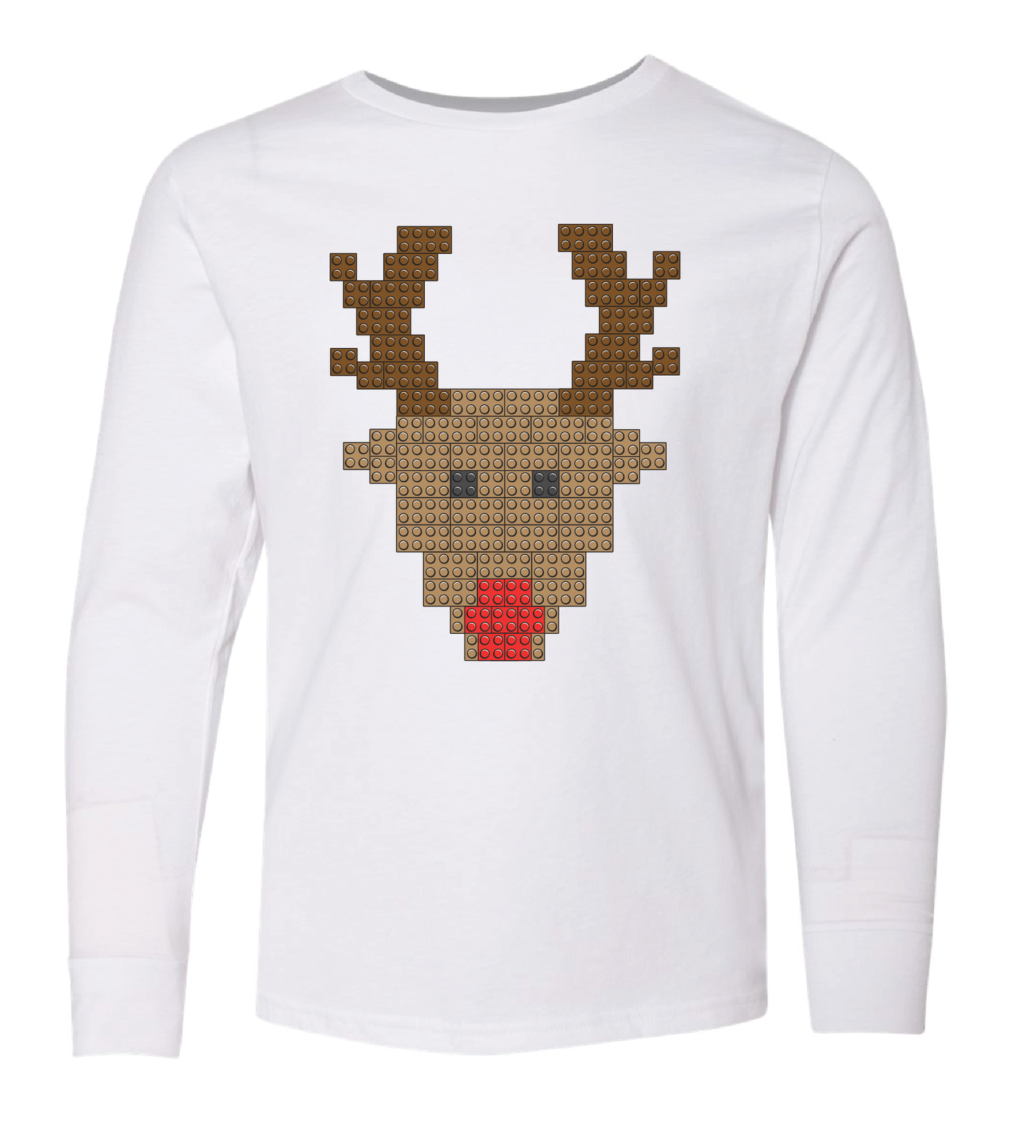 Kid's Reindeer Lego Tee in White