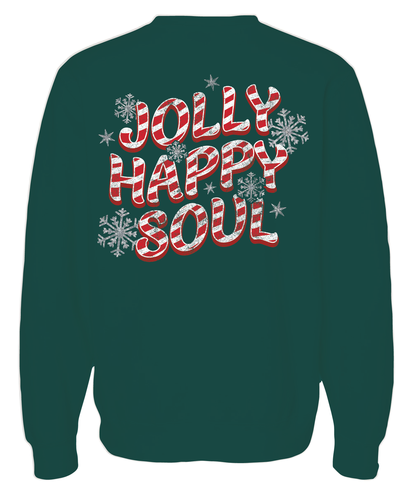 Jolly Snowman Sweatshirt in Pine