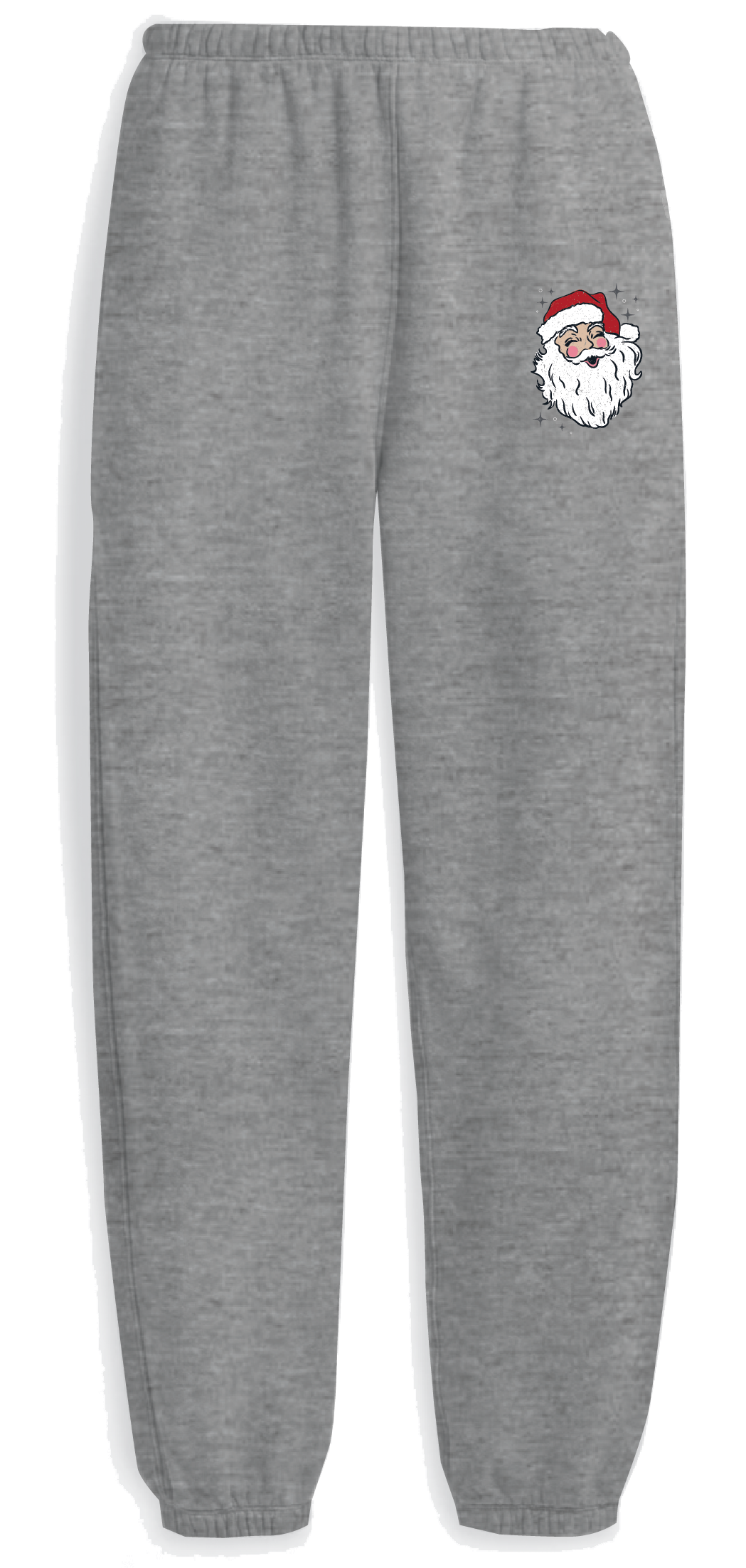 Classic Santa Sweatpants in Heather Grey
