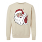 RESTOCK Classic Santa Sweatshirt in Pigment Ivory