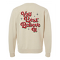 RESTOCK Classic Santa Sweatshirt in Pigment Ivory
