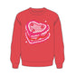 Sweetie Sweatshirt in Soft Cherry