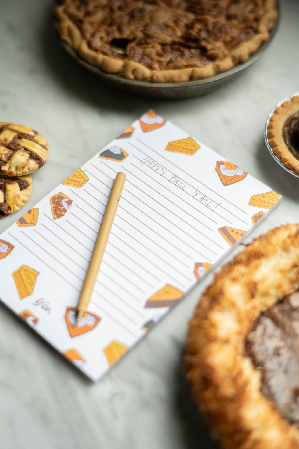 Pie ‘Til I Die Notepad
