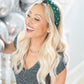 Highfalutin Cat Headband in Emerald