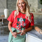 Mrs. Claus Tee in Ruby Red