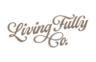 Living Fully Co Logo in light taupe