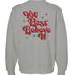 Classic Santa Sweatshirt in Heather Grey